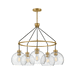 Hinkley H83014LCB Lacquered Brass Mid Sized Chandelier