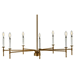 Hinkley H83077LCB Lacquered Brass Large Foyer Chandelier