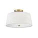 Hinkley H83773LCB Lacquered Brass Flush Mount Ceiling Light