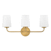 Hinkley H853453HB Heritage Brass 3 Bulb Bathroom Light