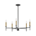 Hinkley H83075BK Black Mid Sized Chandelier