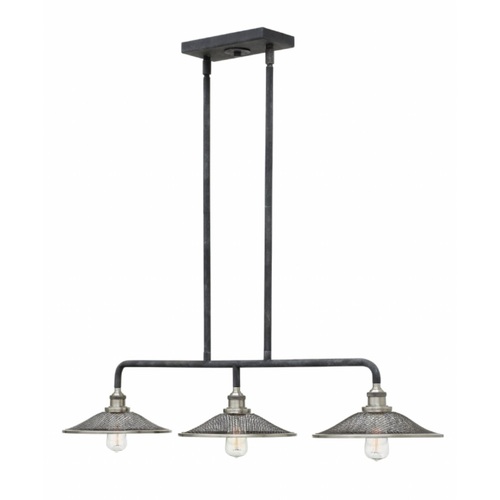 H4364DZ Rigby Linear Pendant Pendant Light - Aged Zinc