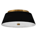 Hinkley H83513BK Black Flush Mount Ceiling Light