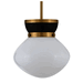 Hinkley H83607BKLCB Lacquered Brass / Black Mini Pendant
