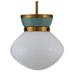 Hinkley H83607LCBSF Lacquered Brass / Seafoam Mini Pendant