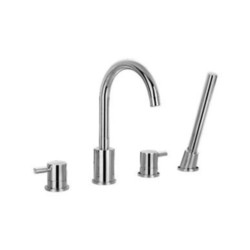 I1002400BN Serie 100 Deck Mount With Handshower Tub Faucet - Brushed Nickel