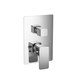  Serie 196 Thermostatic/Volume Control Custom Shower Valve - Brushed Nickel