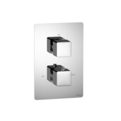  Serie 196 Thermostatic/Volume Control Custom Shower Valve - Matte Black