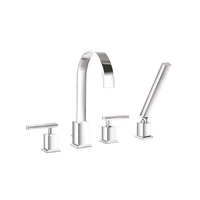  Serie 150 Deck Mount With Handshower Tub Faucet - Chrome