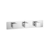  Serie 196 Thermostatic/Volume Control Custom Shower Valve - Chrome