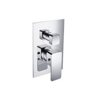  Serie 196 Thermostatic/Volume Control Custom Shower Valve - Chrome