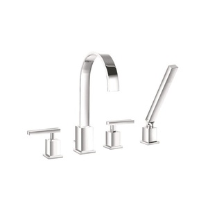 I1502400CP Serie 150 Deck Mount With Handshower Tub Faucet - Chrome