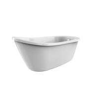  Arietta Unique Size Soaking Tub - White