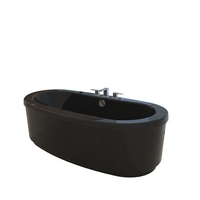  Bravo 66" Soaking Tub - Black