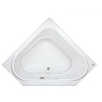  Capella 60" Corner Air Tub - White