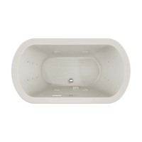  Duetta 72" x 42" Whirlpool Bath - Oyster / Oyster