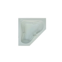  Signature 60" Corner Whirlpool Bath - White