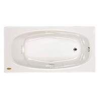 Amiga 72"x 36" Whirlpool Bath - White