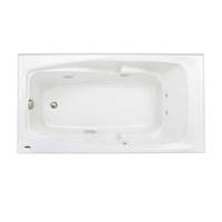  Cetra 60'' x 36'' Whirlpool Bath - White