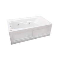  Cetra 60'' x 32'' Whirlpool Bath - White