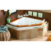  Fuzion 66" Whirlpool Bath - White