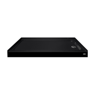  Cayman Single Threshold 48'' and Larger Shower Base - Black
