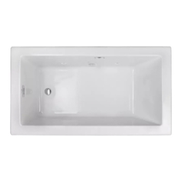  Elara 60'' x 42'' Soaking Tub - White