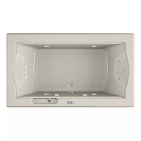  Fuzion 72" x 42" Whirlpool Bath - Oyster