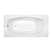  Signature 72" x 36" Soaking Tub - White