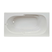 Signature 72"x 36" Whirlpool Bath - White