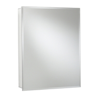  Swing Door Medicine Cabinet - Silver Annodized