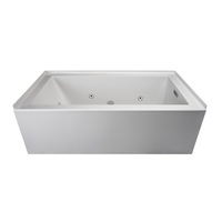  Linea 60'' x 32'' Whirlpool Bath - White / White