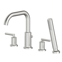  Contento Deck Mount Tub Faucet - Brushed Nickel