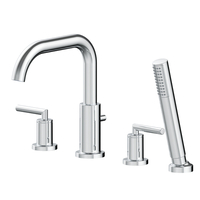  Contento Deck Mount Tub Faucet - Polished Chrome