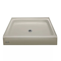  Cayman Single Threshold 48'' and Larger Shower Base - Almond