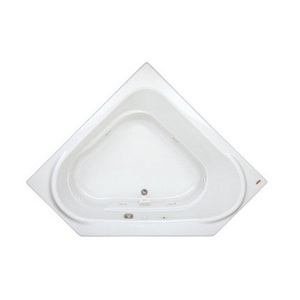 JCAP6060WCL2HXW Capella 60" Corner Whirlpool Bath - White