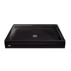 JCAY4836SCXXXXB Cayman Single Threshold 48'' and Larger Shower Base - Black