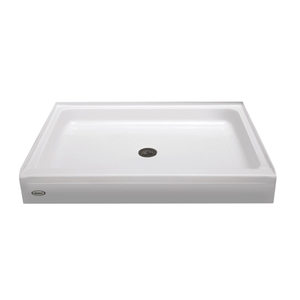 JCAY4836SCXXXXW Cayman Single Threshold 48'' and Larger Shower Base - White JCAY4836SCXXXXW Cayman Single Threshold 48'' and Larger Shower Base - White