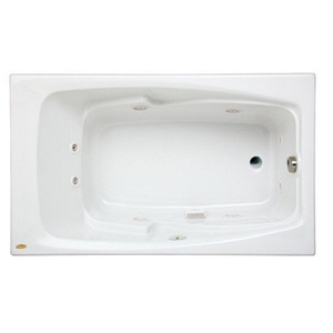 JCET6036WRL2HXW Cetra 60'' x 36'' Whirlpool Bath - White