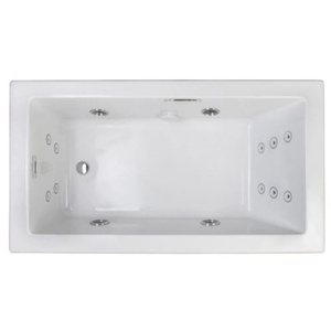 JELA6636WLR2HXWW Elara 66" Whirlpool Bath - White / White