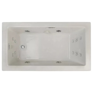 JELA7242WLR2HXYC Elara 72" x 42" Whirlpool Bath - Oyster / Chrome JELA7242WLR2HXYC Elara 72" x 42" Whirlpool Bath - Oyster / Chrome