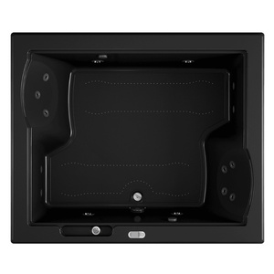 JFUZ7260CCR5IWB Fuzion Unique Size Whirlpool Bath - Black