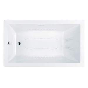 JELA6042CLR5CHWW Elara 60'' x 42'' Air Tub - White / White