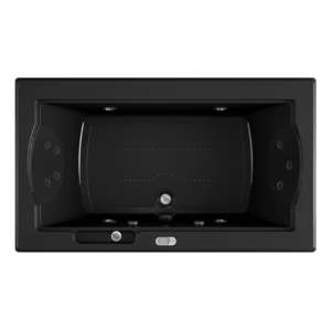 JFUZ7242CCR5CWB Fuzion 72" x 42" Whirlpool Bath - Black