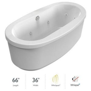 JINF6636WCR1XPW Inizio 66" Whirlpool Bath - White