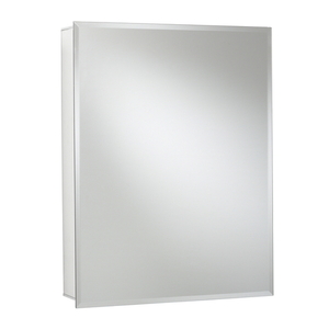 JPD42000 Swing Door Medicine Cabinet - Silver Annodized JPD42000 Swing Door Medicine Cabinet - Silver Annodized