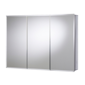 JPD48000 Tri-view Medicine Cabinet - Silver Annodized