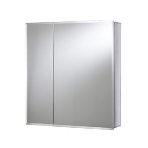 JPD49000 Swing Door Medicine Cabinet - Silver Annodized JPD49000 Swing Door Medicine Cabinet - Silver Annodized