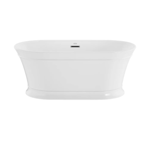 JSNF5931BCXXXXW Serafina Unique Size Soaking Tub - White / Chrome Trim