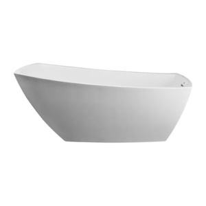 JSTF6731BUXXXXW Stella Unique Size Soaking Tub - White / Chrome